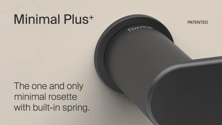 Minimal Plus, the one and only minimal rosette with built-in spring